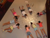 Theatre workshop for children, Athienou village, Cyprus - part of Confrontation through Art project